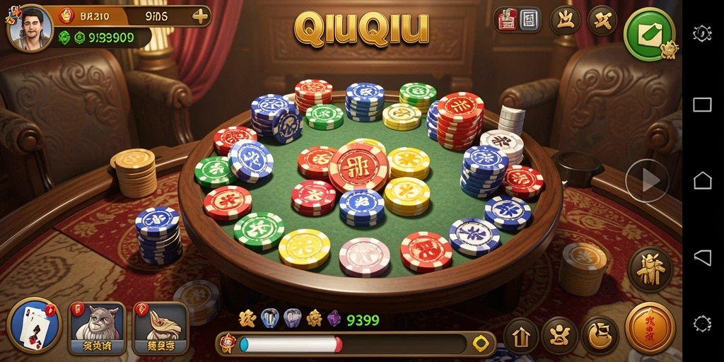 Screenshot utama 9399 menampilkan gameplay seru QiuQiu.
