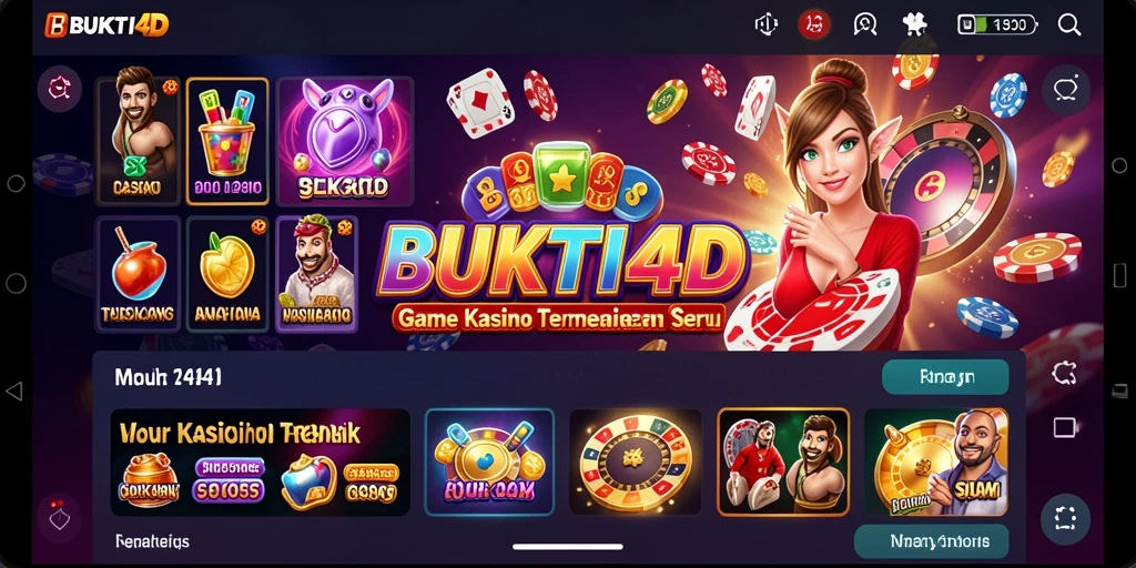 Gameplay menarik dan interaksi langsung di BUKTI4D Kasino.