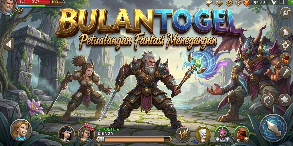 Gameplay seru dalam BULANTOGEL yang menampilkan aksi RPG.