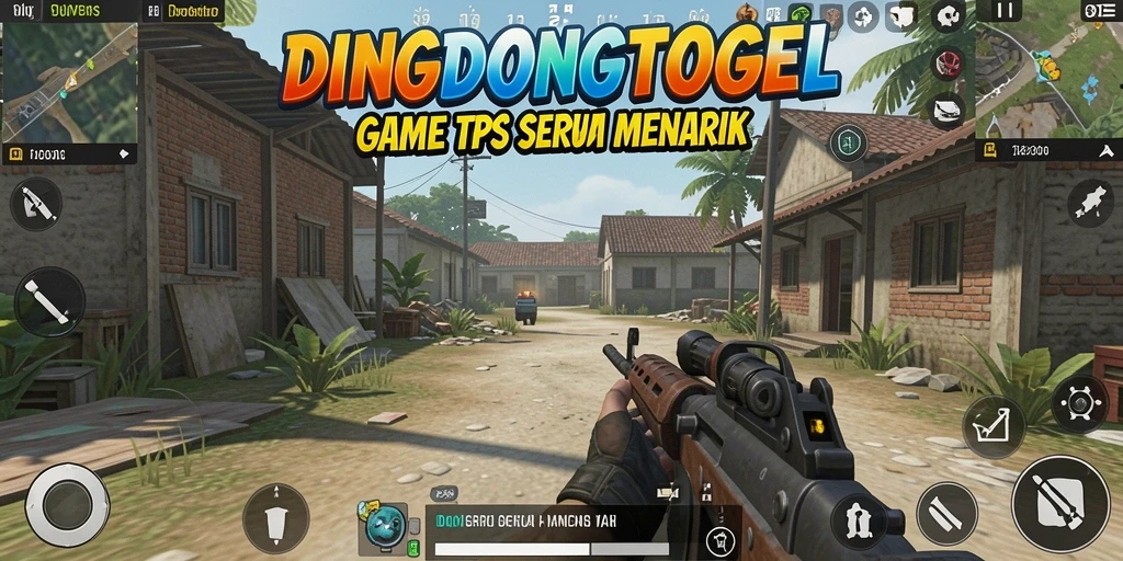 Tampilan gameplay seru dari DINGDONGTOGEL dalam pertempuran TPS.