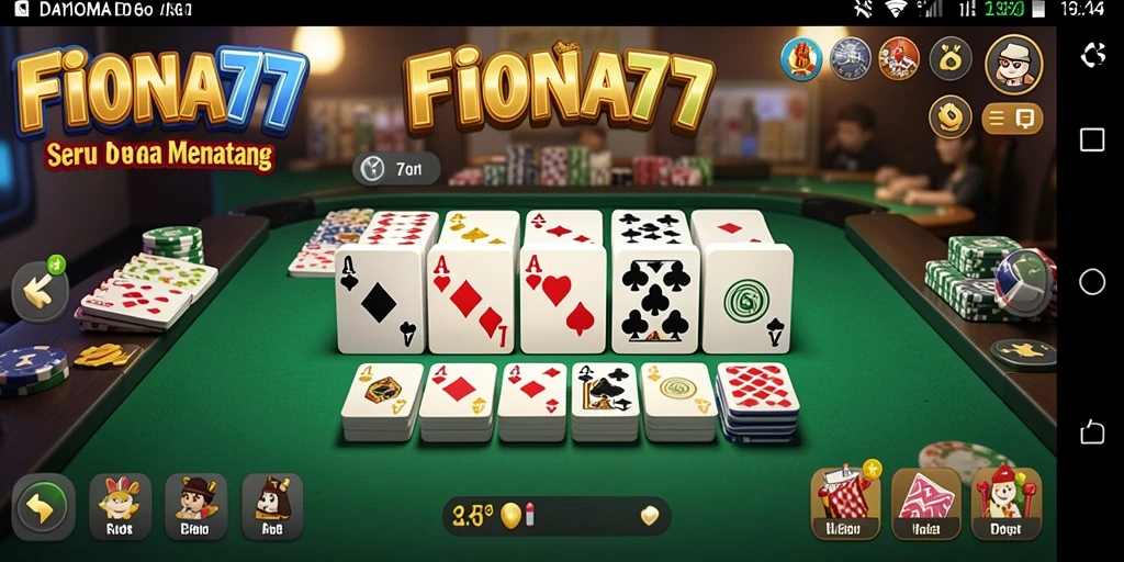 Tampilan menarik dari gameplay FIONA77 yang seru dan kompetitif.