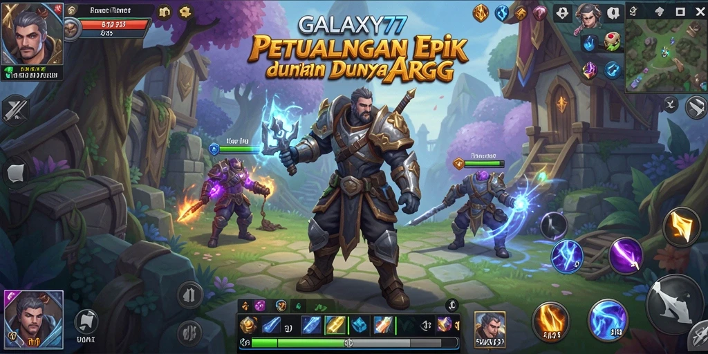 Tampilan gameplay menarik dari GALAXY77 dengan aksi ARPG yang mendebarkan.