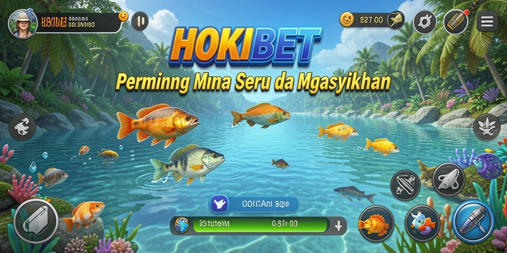 Gameplay HOKIBET yang mendebarkan dan interaktif dalam memancing.
