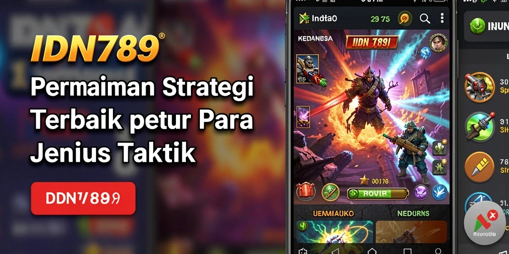 Tampilan gameplay menegangkan IDN789 dengan banyak aksi strategi.