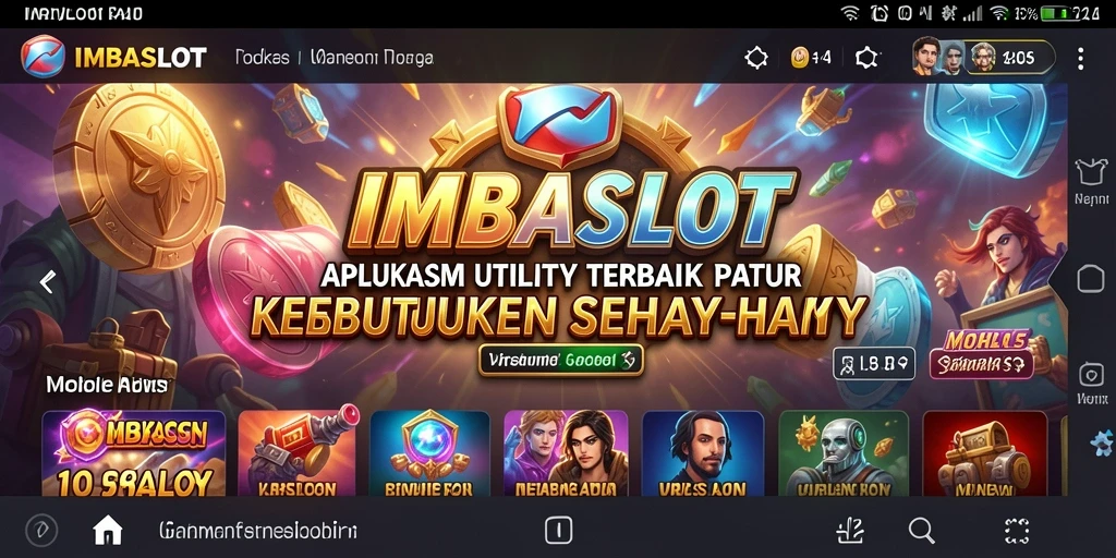 Tampilan utama IMBASLOT dengan fitur manajemen tugas intuitif.