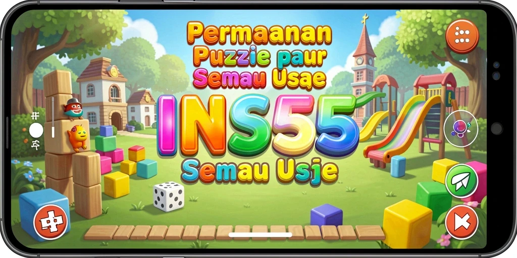 Tangkapan layar INS55 menampilkan gameplay Puzzle yang seru dan menantang.
