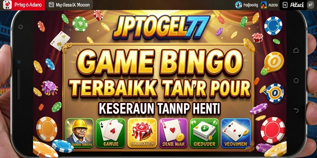Tampilan gameplay menarik dalam JPTOGEL77, menampilkan aksi permainan Bingo yang seru.