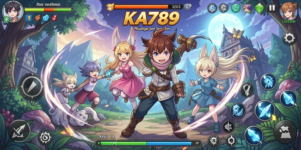 Tampilan menarik dari gameplay KA789 yang penuh warna dan aksi seru.