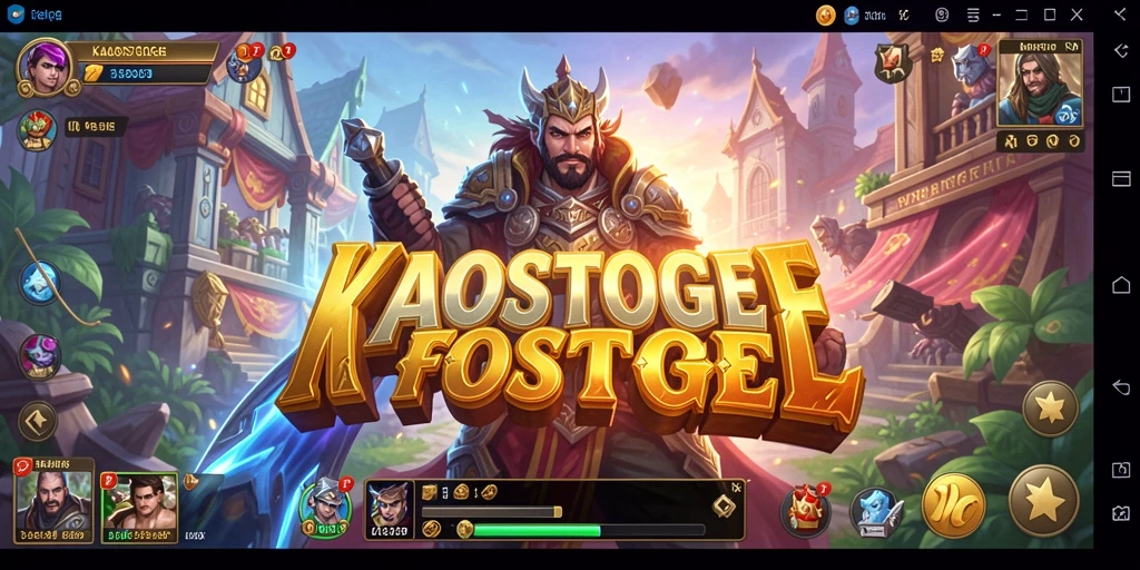 Tampilan gameplay KAOSTOGEL dengan strategi mendebarkan.