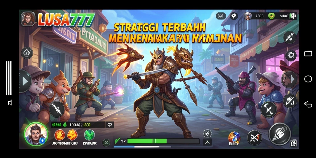 Tampilan gameplay LUSA777 yang menegangkan dan penuh strategi.