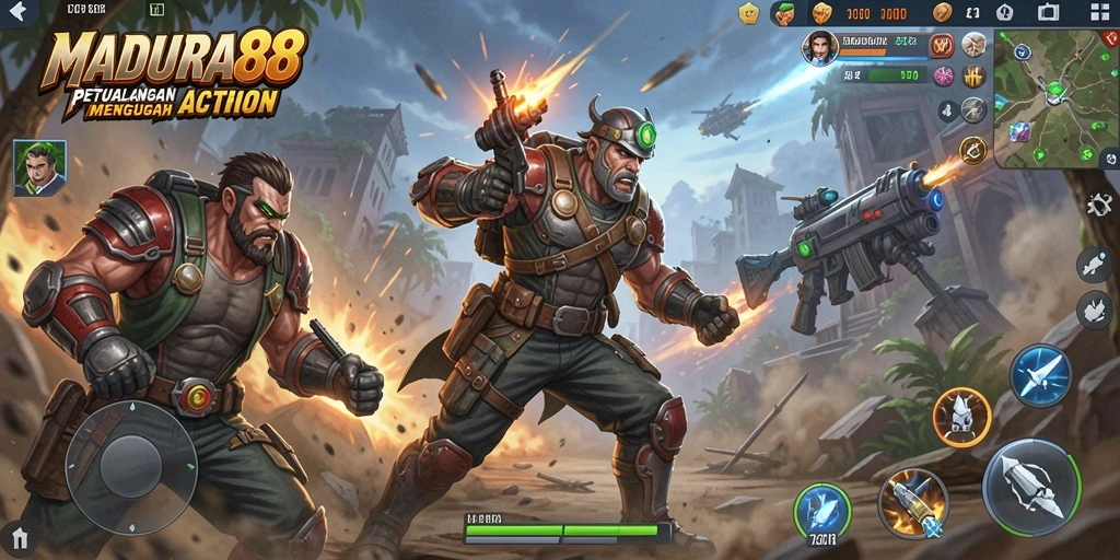 Tampilan gameplay seru dari MADURA88 yang memacu adrenalin.