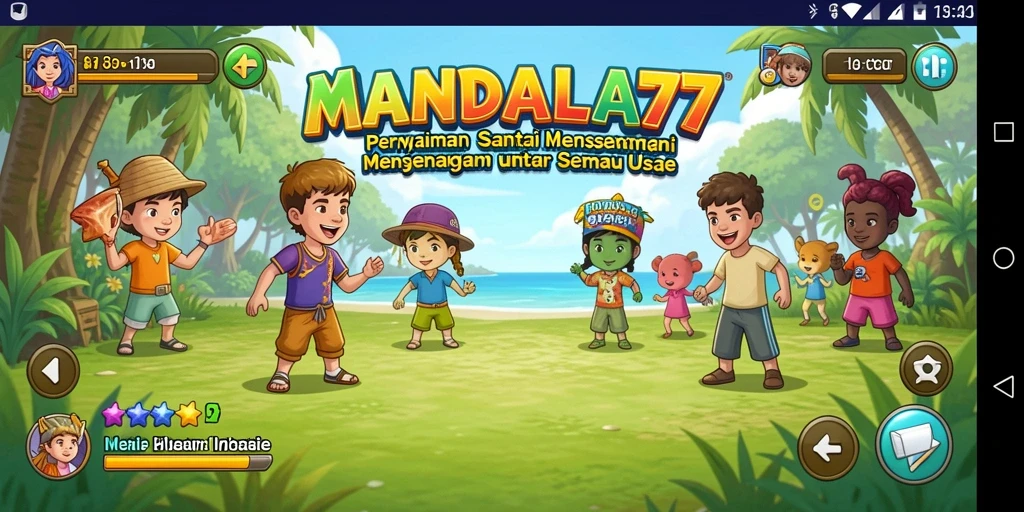 Screenshot gameplay MANDALA77 yang menarik dan menyenangkan.