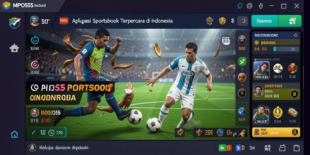 Tampilan gameplay Sportsbook MPO555 yang menarik dan interaktif.