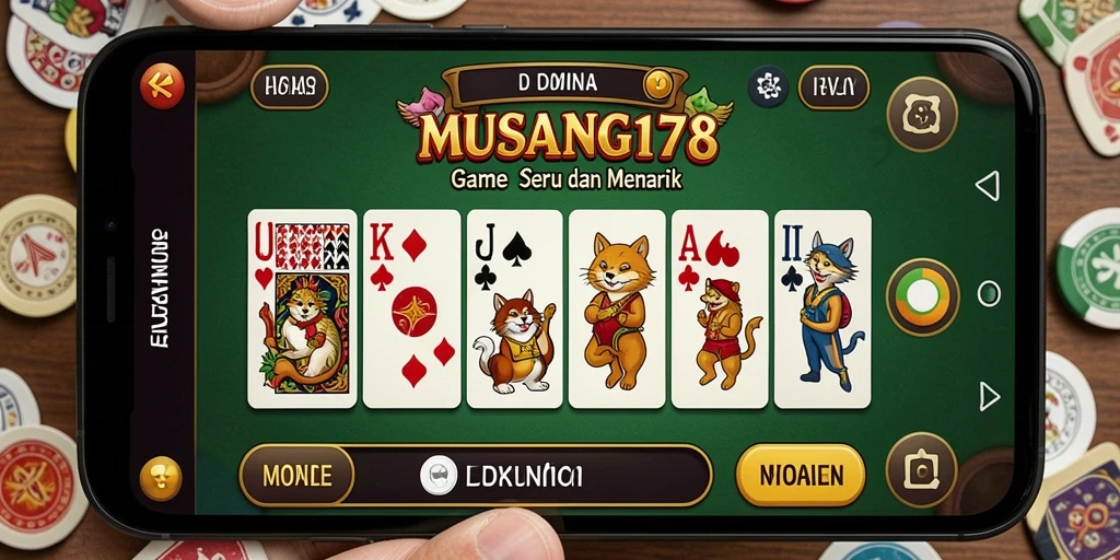 Screenshot gameplay MUSANG178 menampilkan keseruan permainan Domino.