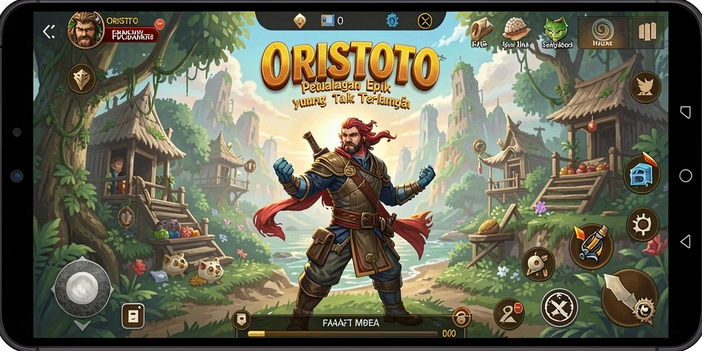 Gameplay yang seru dan grafis menawan di ORISTOTO.