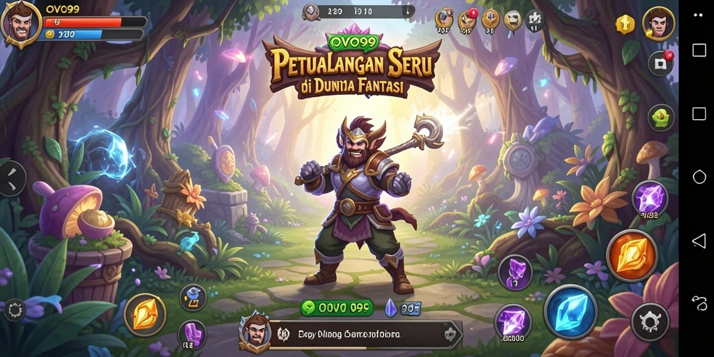Screenshot menampilkan karakter utama di tengah petualangan berani.