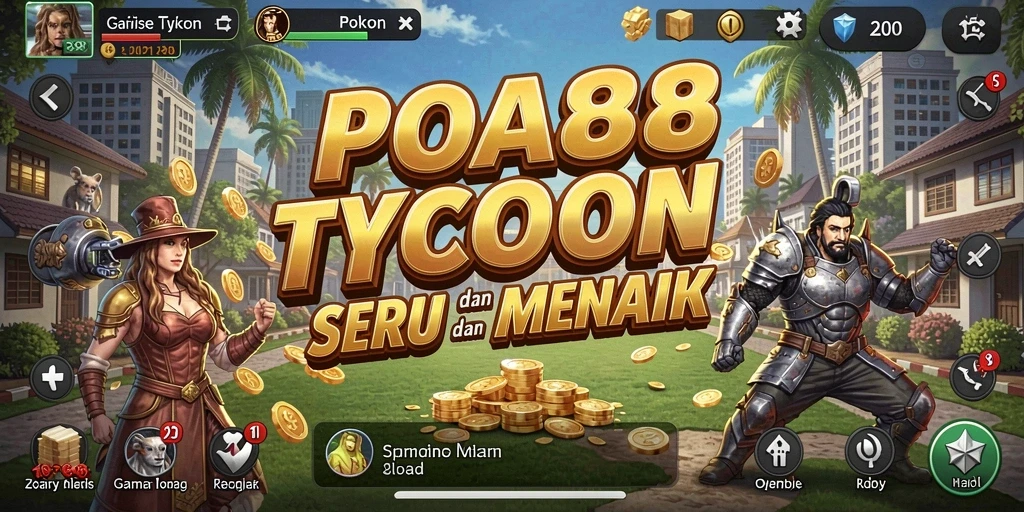 Gameplay menarik dalam POA88 yang menunjukkan manajemen bisnis yang seru.