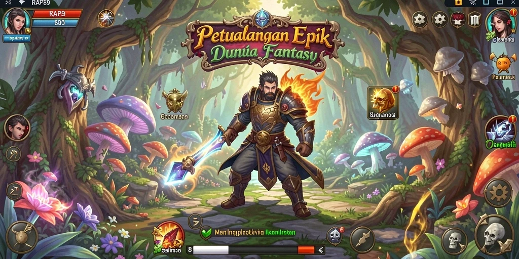 Tampilan gameplay <strong>RAP89</strong> dengan aksi pertarungan seru dan karakter beragam.