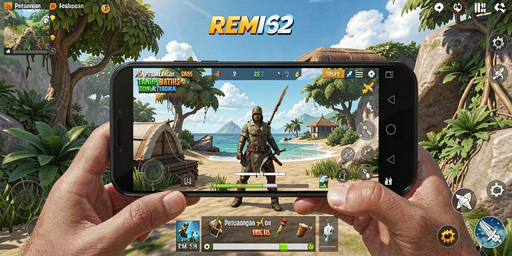 Gameplay REMI62 yang menakjubkan di dunia terbuka.