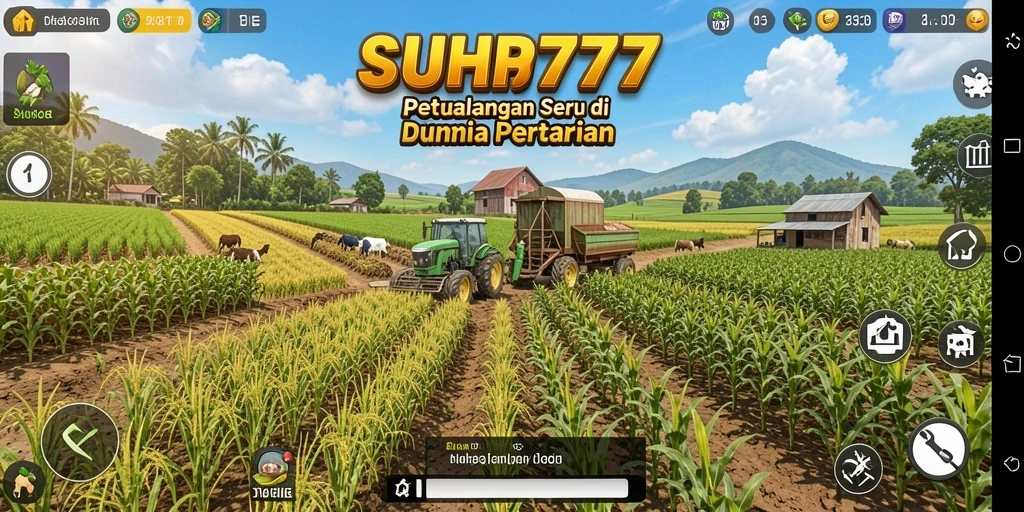 Screenshot gameplay <strong>Suhu777</strong> menunjukkan keseruan bertani yang menantang.