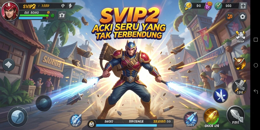 Screenshot dari gameplay SVIP2 yang penuh aksi menegangkan.